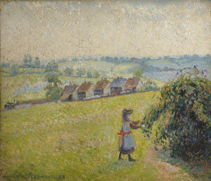 Landscape at Epping (1893) Lucien Pissarro tablo - Dekolata