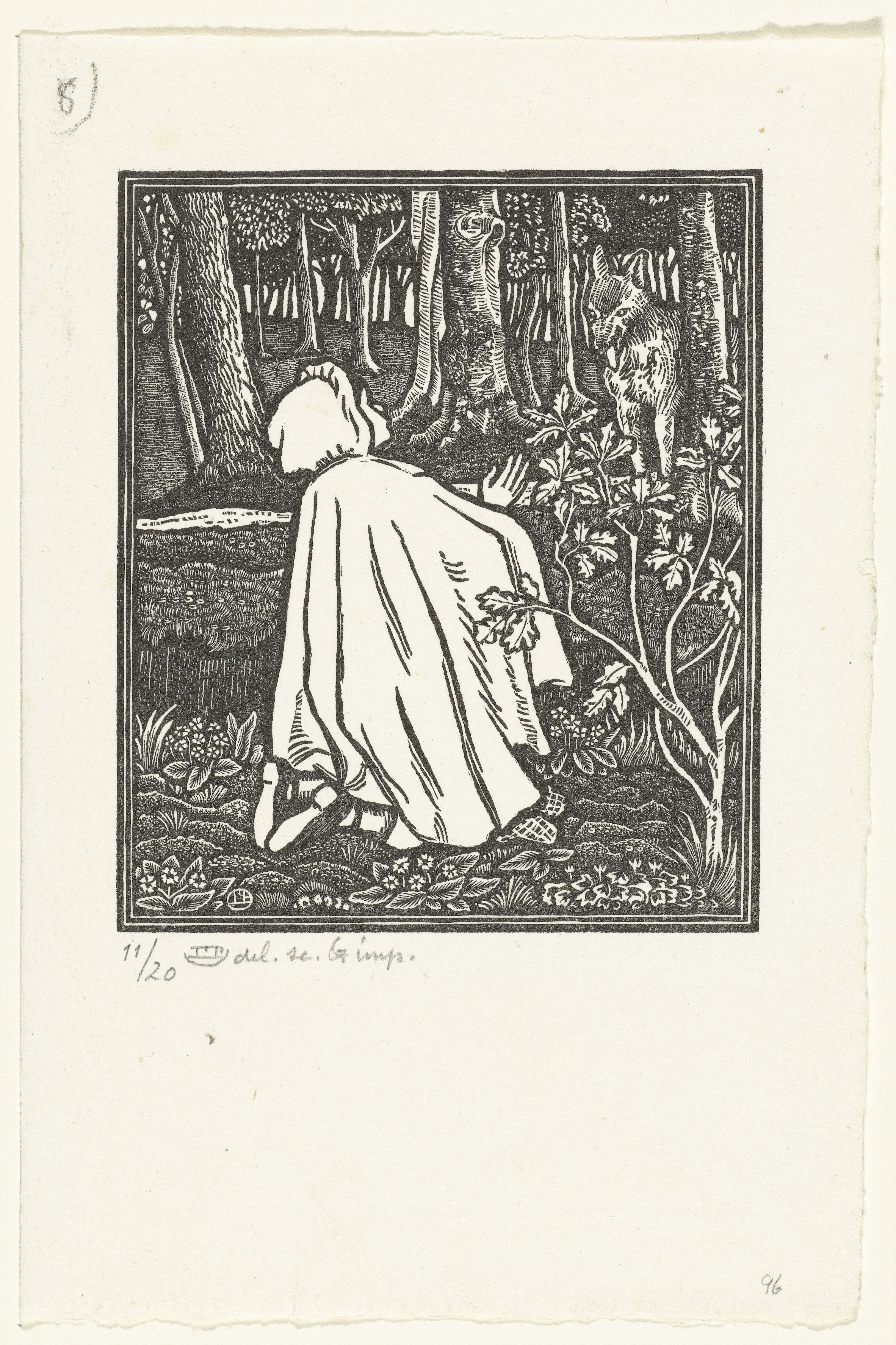 Le Petit Chaperon Rouge (1899) – Lucien Pissarro Tablo
