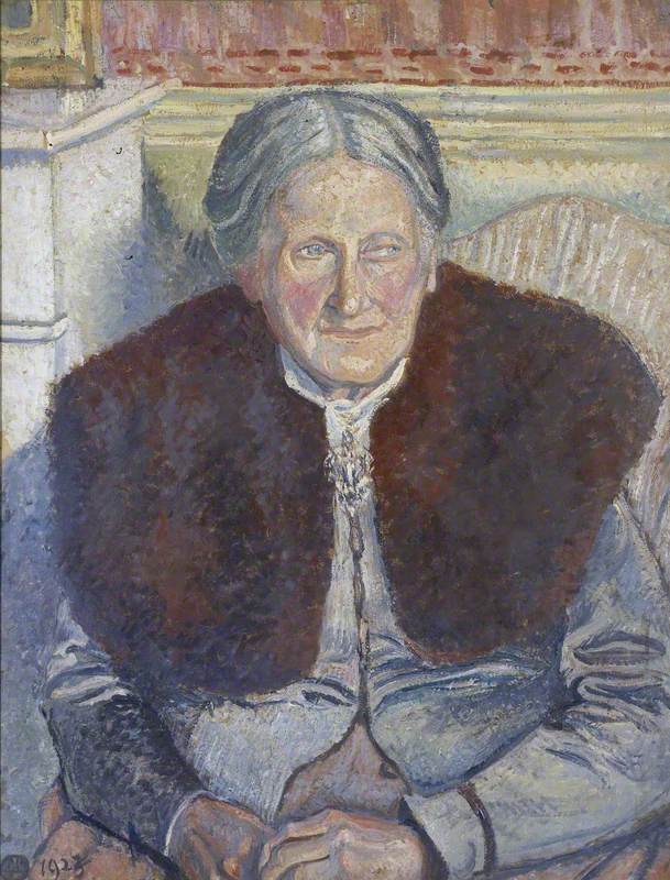 Mme Camille Pissarro (1923) Lucien Pissarro tablo - Dekolata