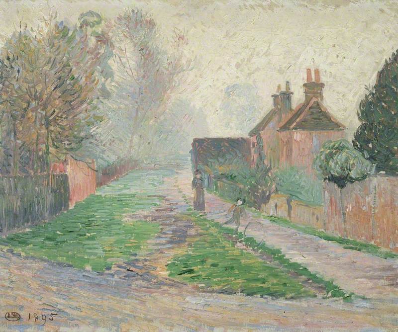 November Morning, Epping (1895) – Lucien Pissarro Tablo