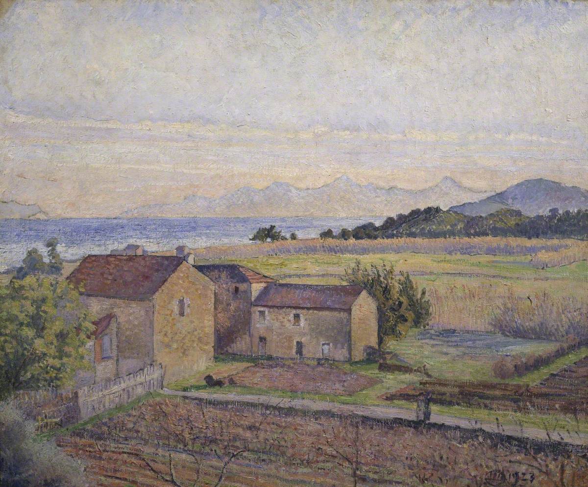 Rade De Bormes (1923) Lucien Pissarro tablo - Dekolata
