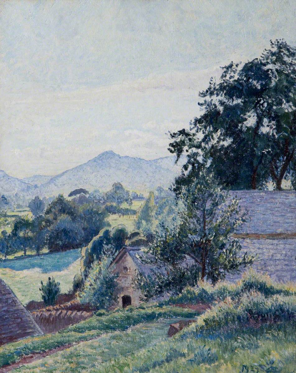 Trippleton Farm (1932) Lucien Pissarro tablo - Dekolata