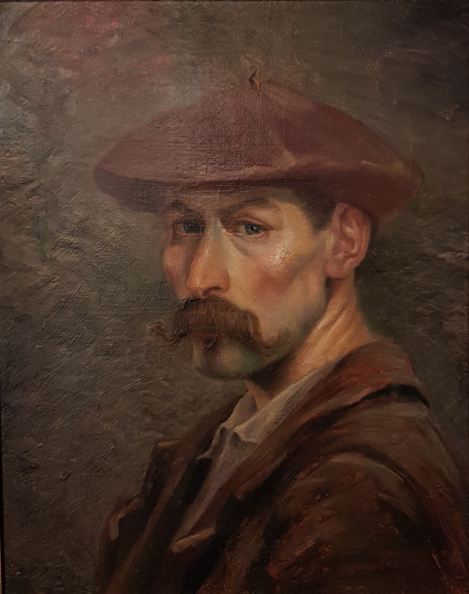 Autoportrait (1889) Léo Gausson tablo - Dekolata