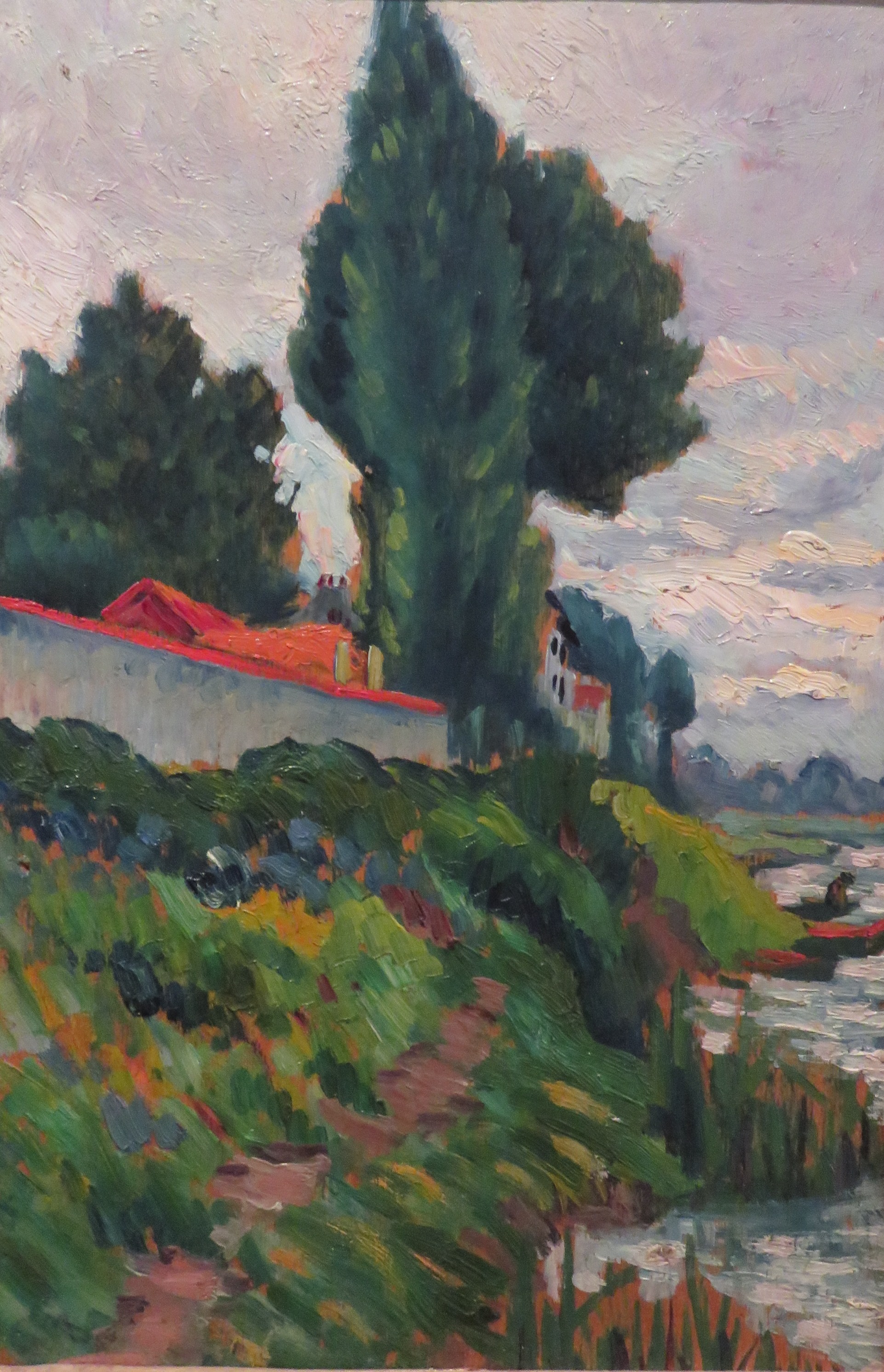 Bord de Marne à Lagny (1892) – Léo Gausson Tablo