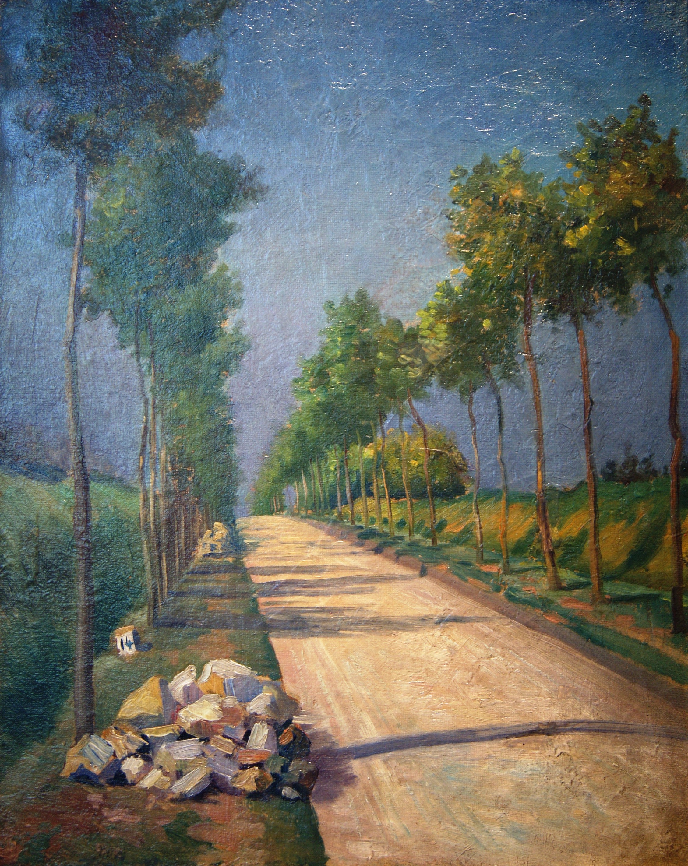 La Route Nationale à Chessy Léo Gausson tablo - Dekolata