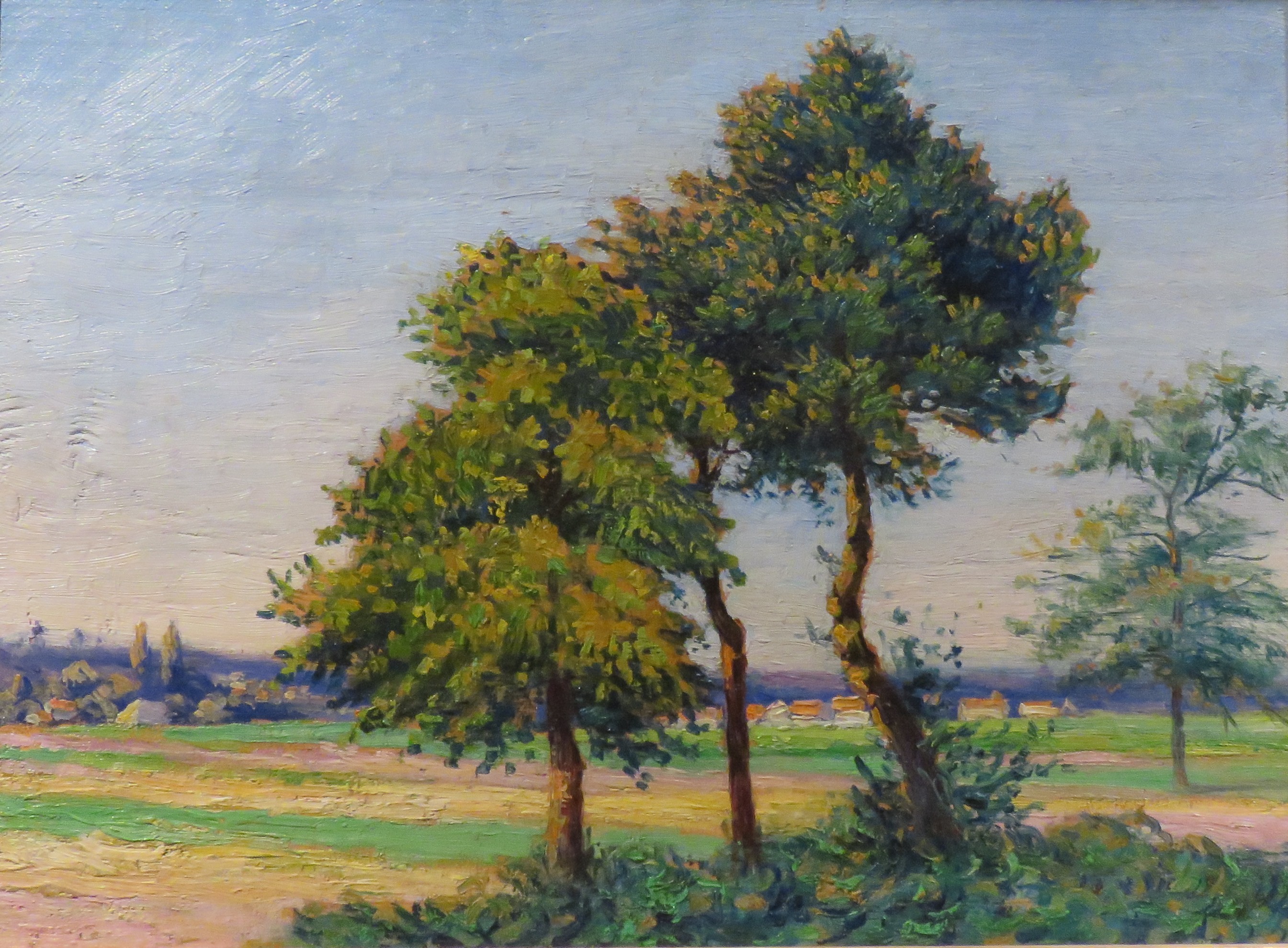 Landscape with Three Trees (1886) – Léo Gausson Tablo