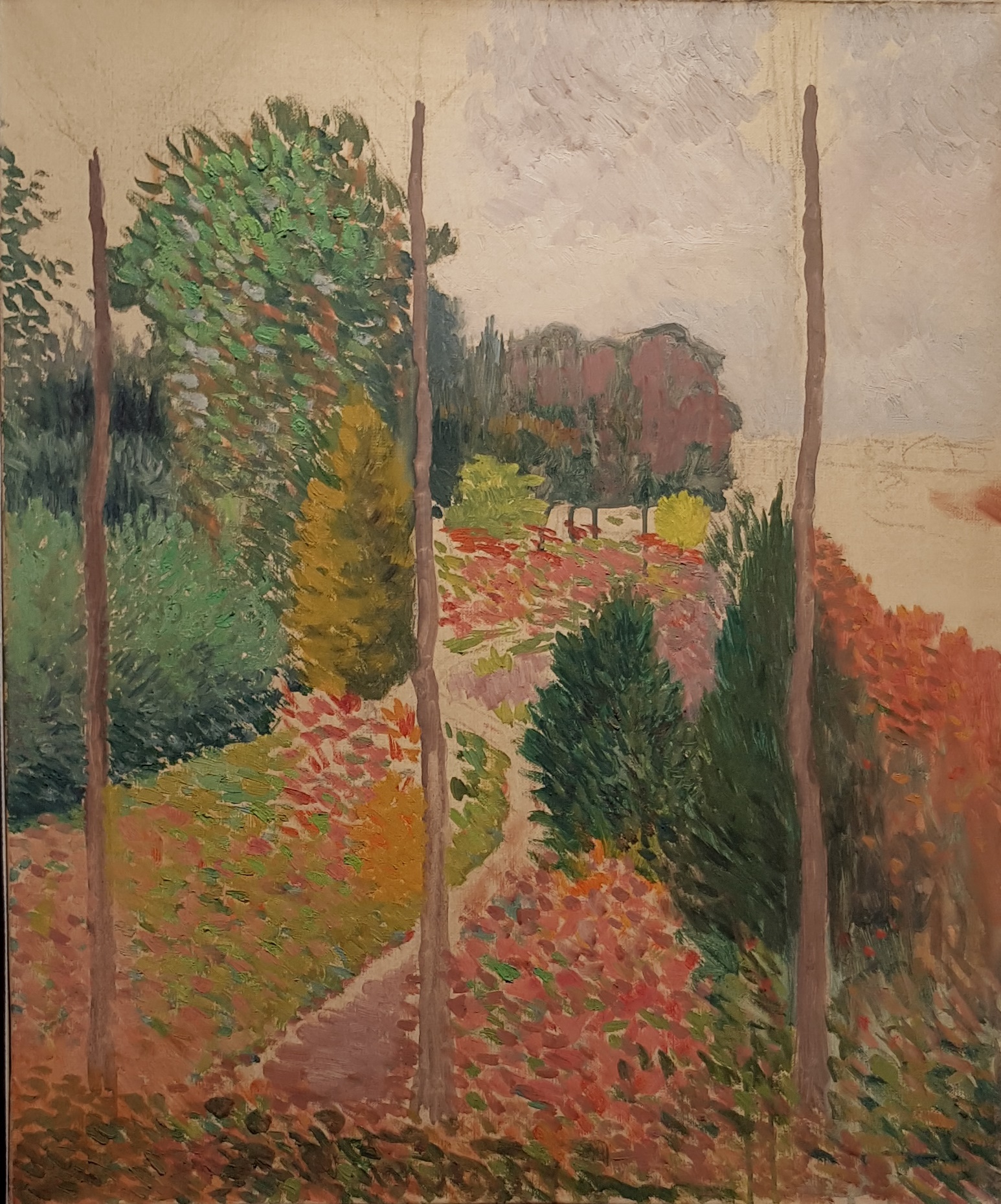 Le Sentier sous les arbres Léo Gausson tablo - Dekolata