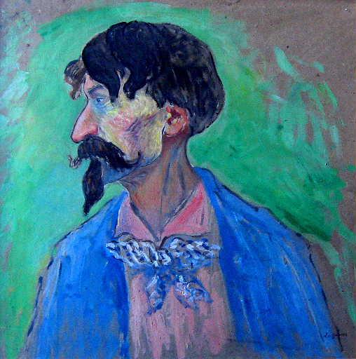 Self portrait (1900) Léo Gausson tablo - Dekolata