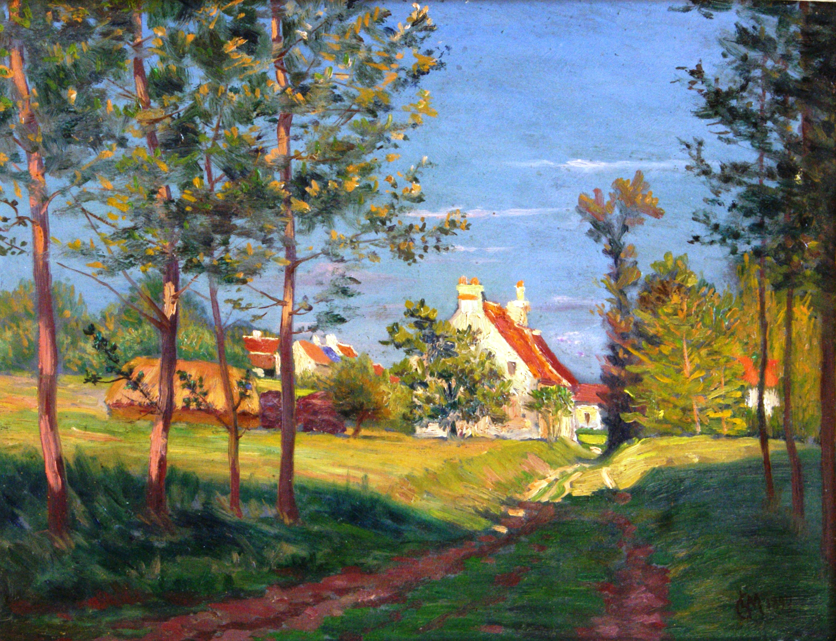 The entrance to the hamlet – Léo Gausson Tablo