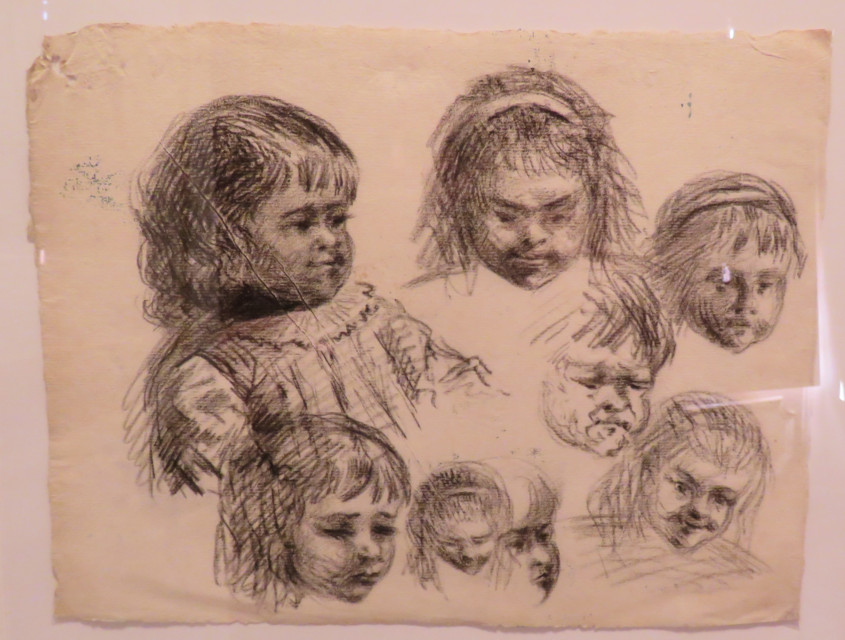Têtes d'enfants Léo Gausson tablo - Dekolata