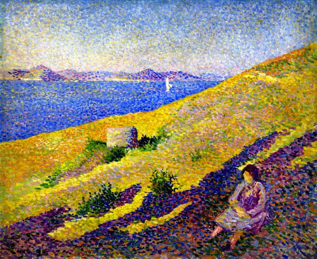 Citadel Coast (1892) Maximilien Luce tablo - Dekolata