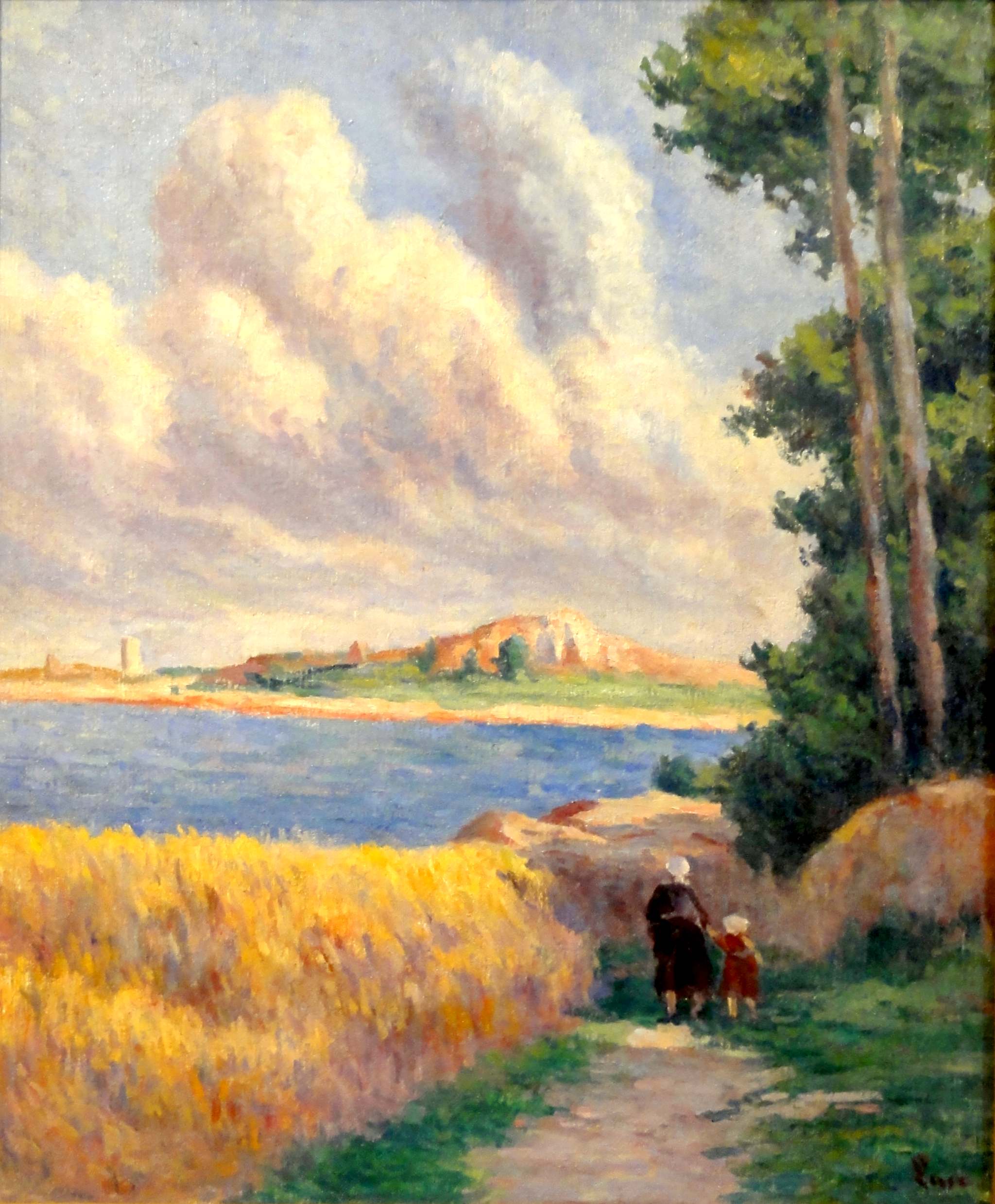 Kermouster, The Way Maximilien Luce tablo - Dekolata