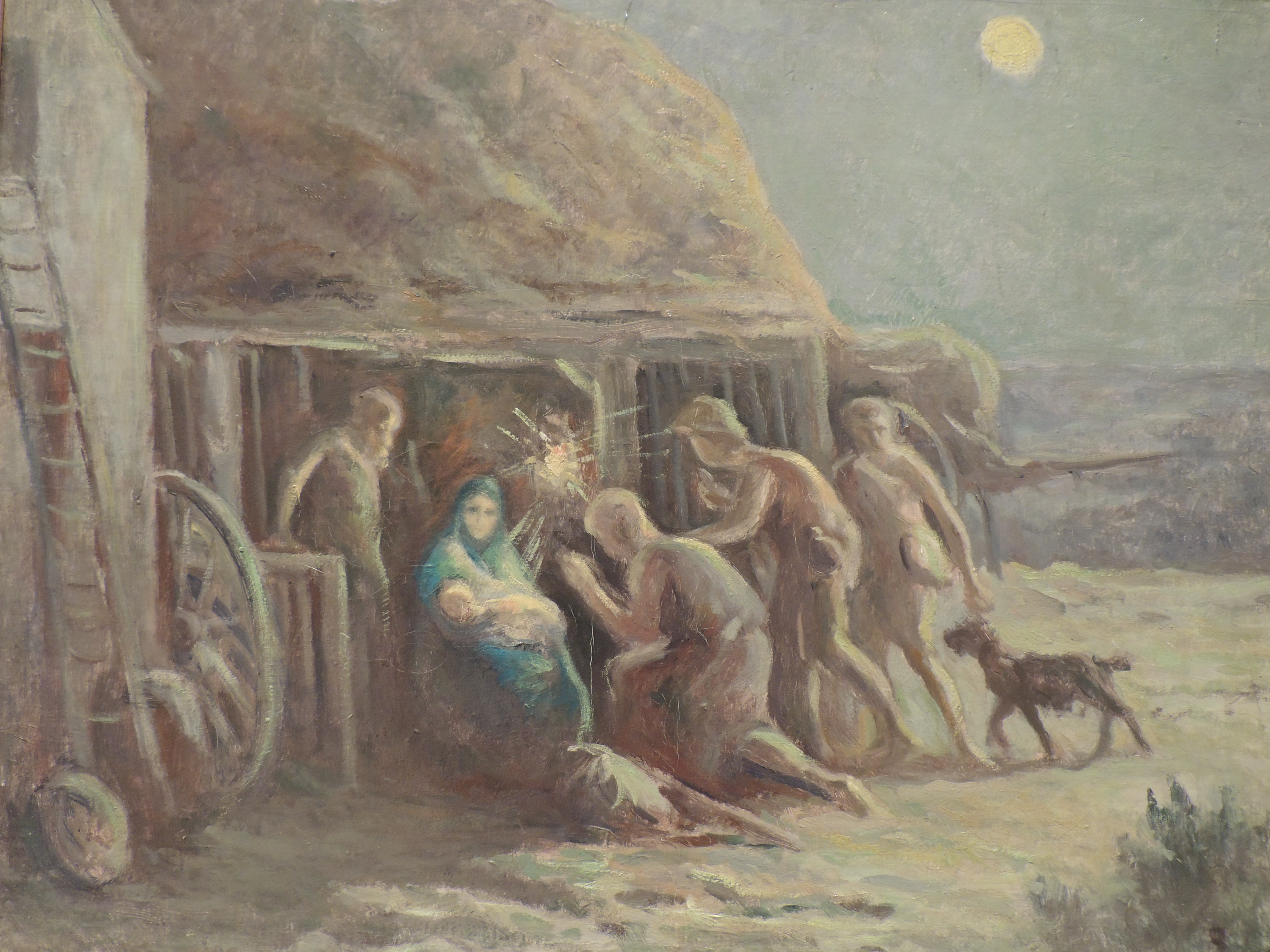 La Nativité, Rolleboise, Maximilien Luce tablo - Dekolata