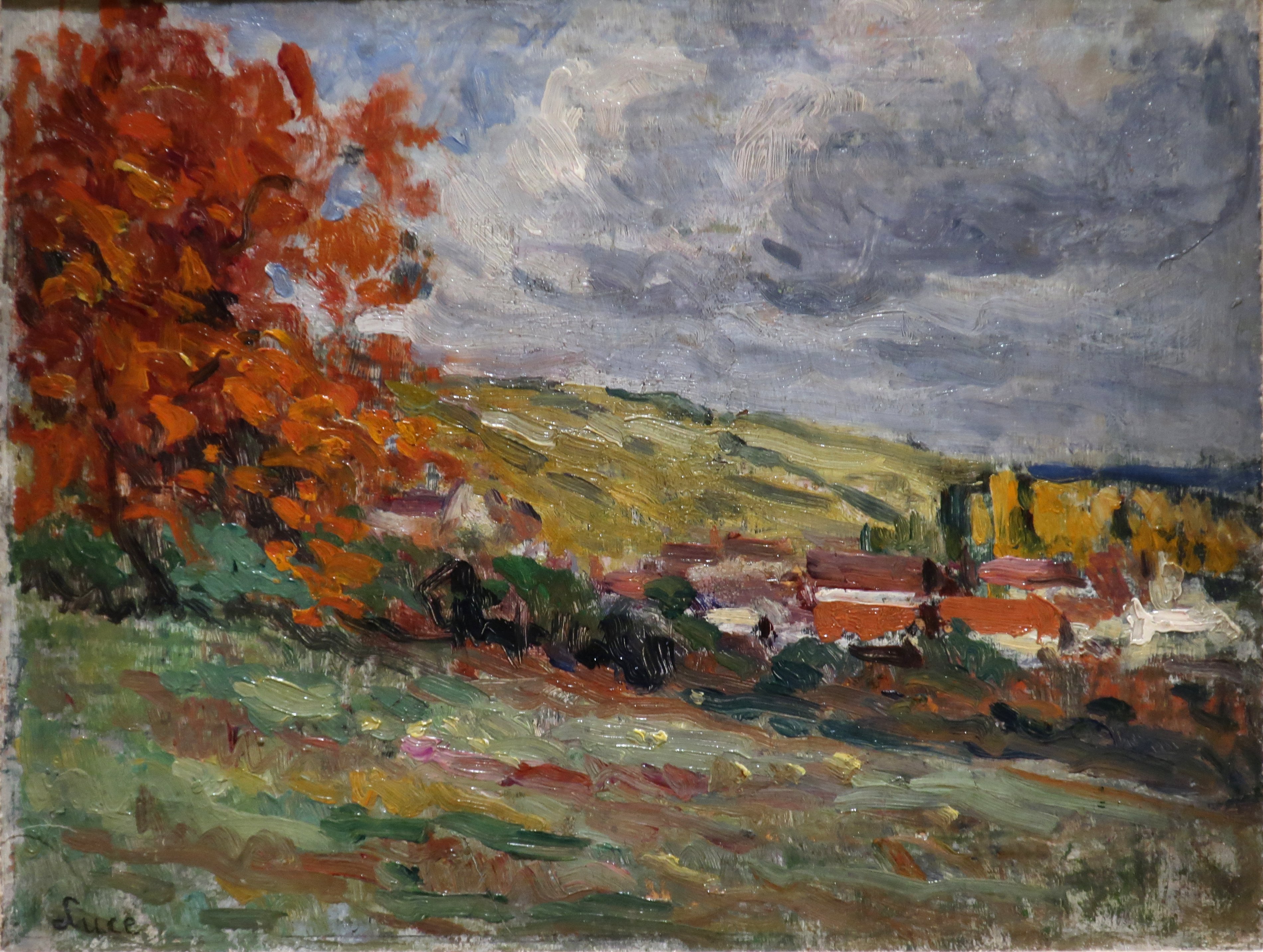 Landscape Maximilien Luce tablo - Dekolata