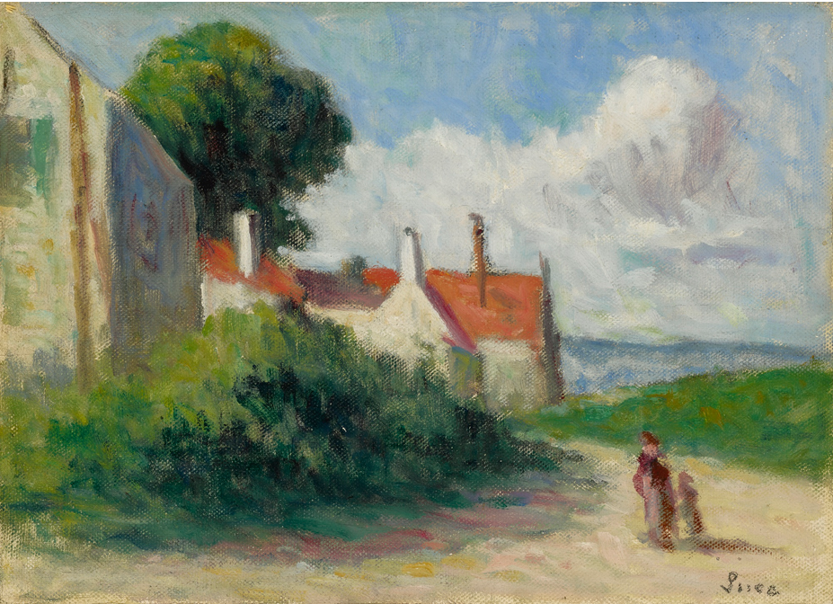 Landscape In Asquin sous Vézelay (1940) Maximilien Luce tablo - Dekolata