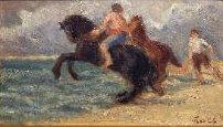 Les Chevaux De La Mer Maximilien Luce tablo - Dekolata