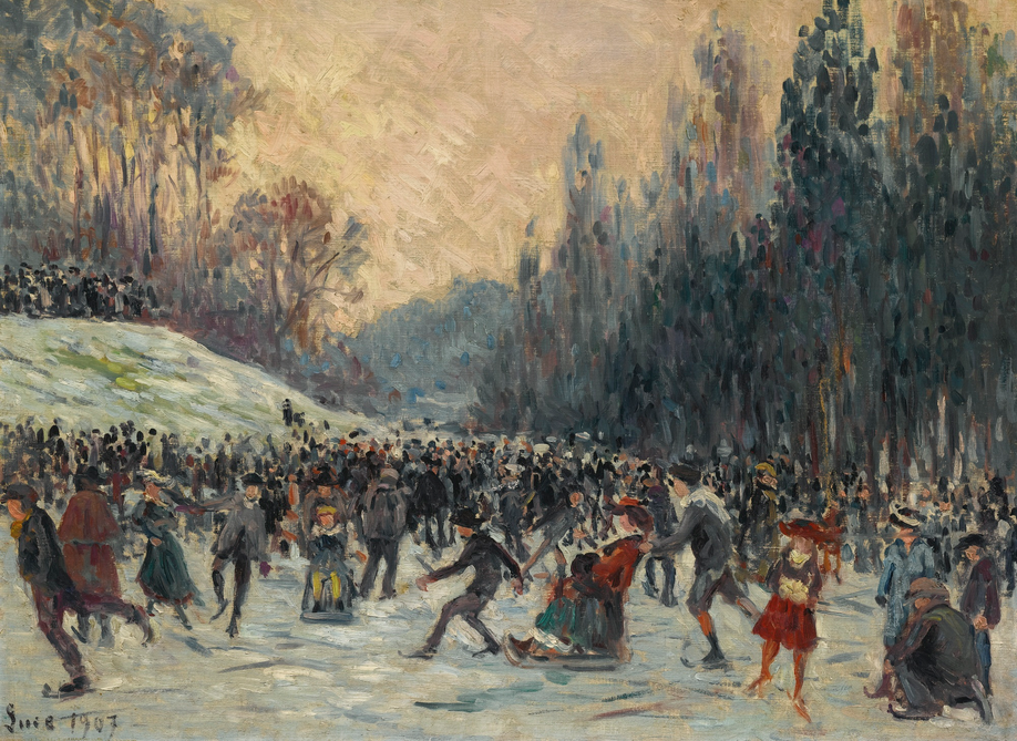Les Patineurs (1907) – Maximilien Luce Tablo