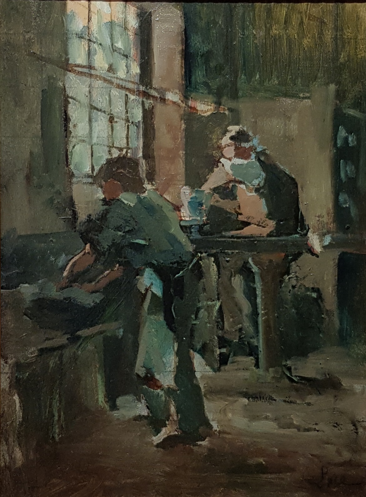 Les Tanneurs – Maximilien Luce Tablo