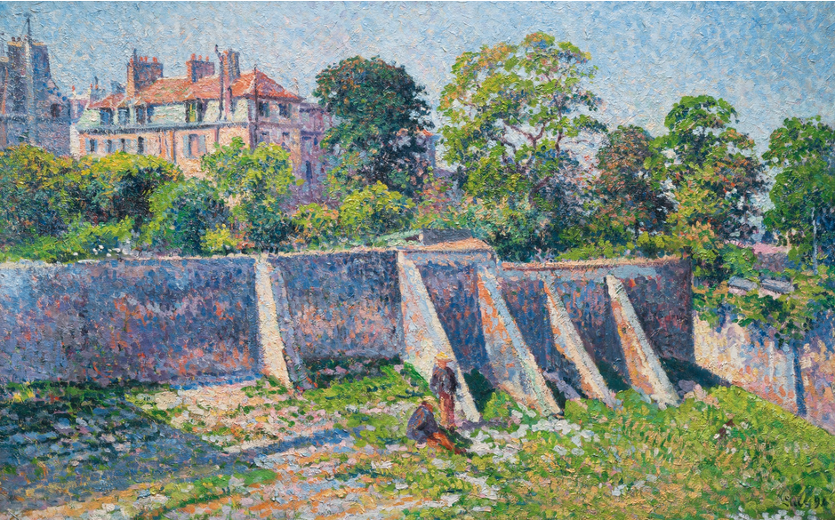 Montmartre, La Rue Des Saules (1894) Maximilien Luce tablo - Dekolata