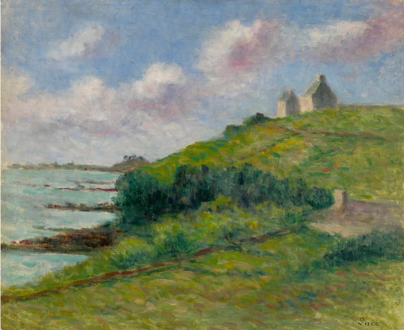 Paramé, The House On The Dunes (1935) Maximilien Luce tablo - Dekolata