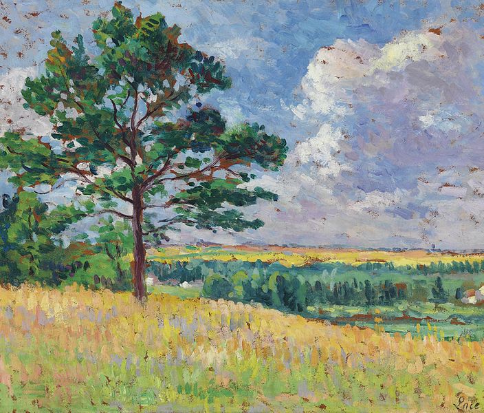 Paysage près de Méréville (1905) Maximilien Luce tablo - Dekolata