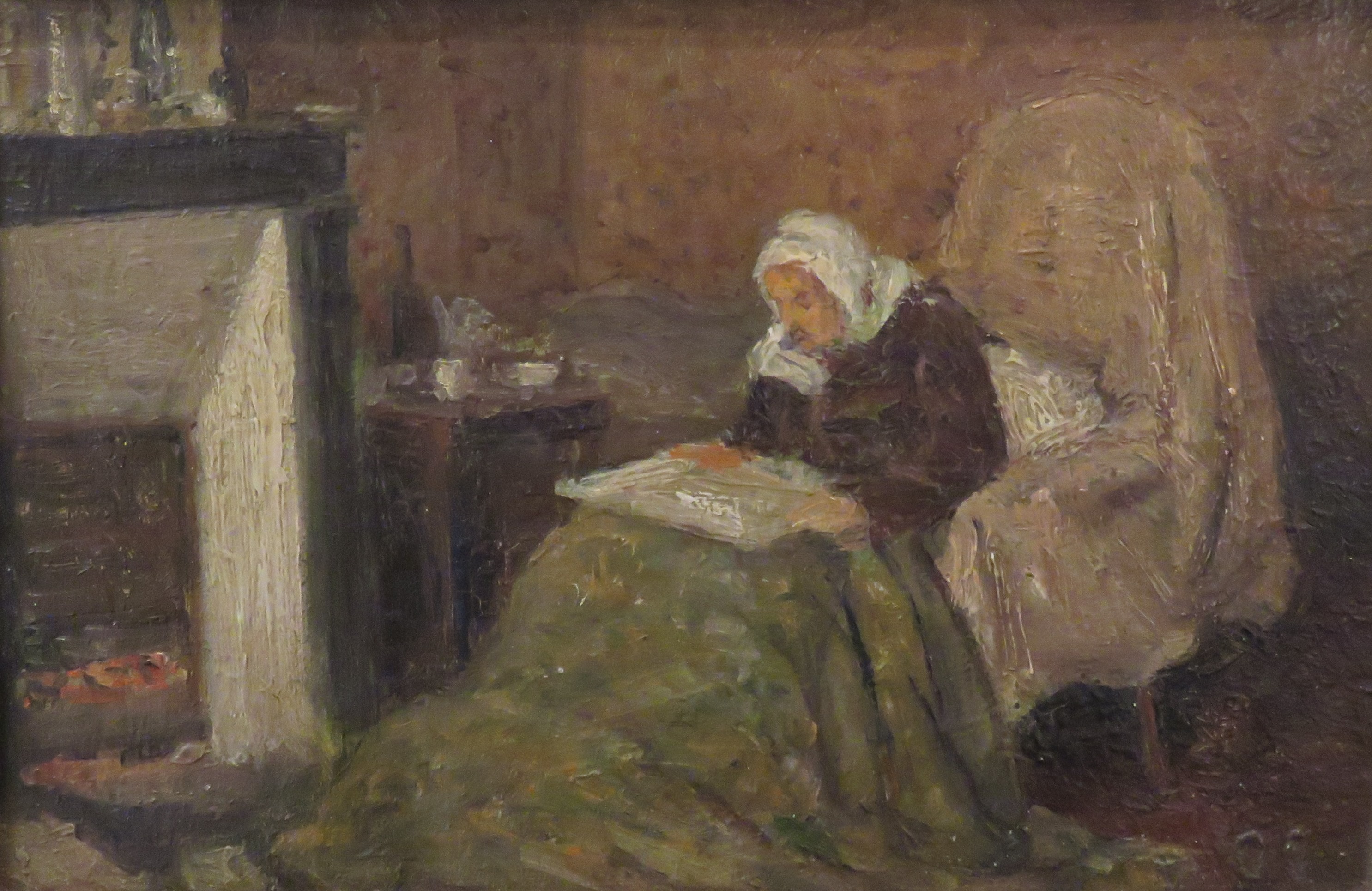 Portrait de la tante Octavie (1879) Maximilien Luce tablo - Dekolata