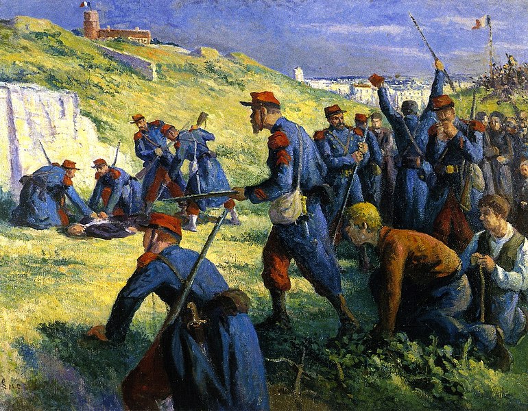 The Execution of Varlin (1914) Maximilien Luce tablo - Dekolata