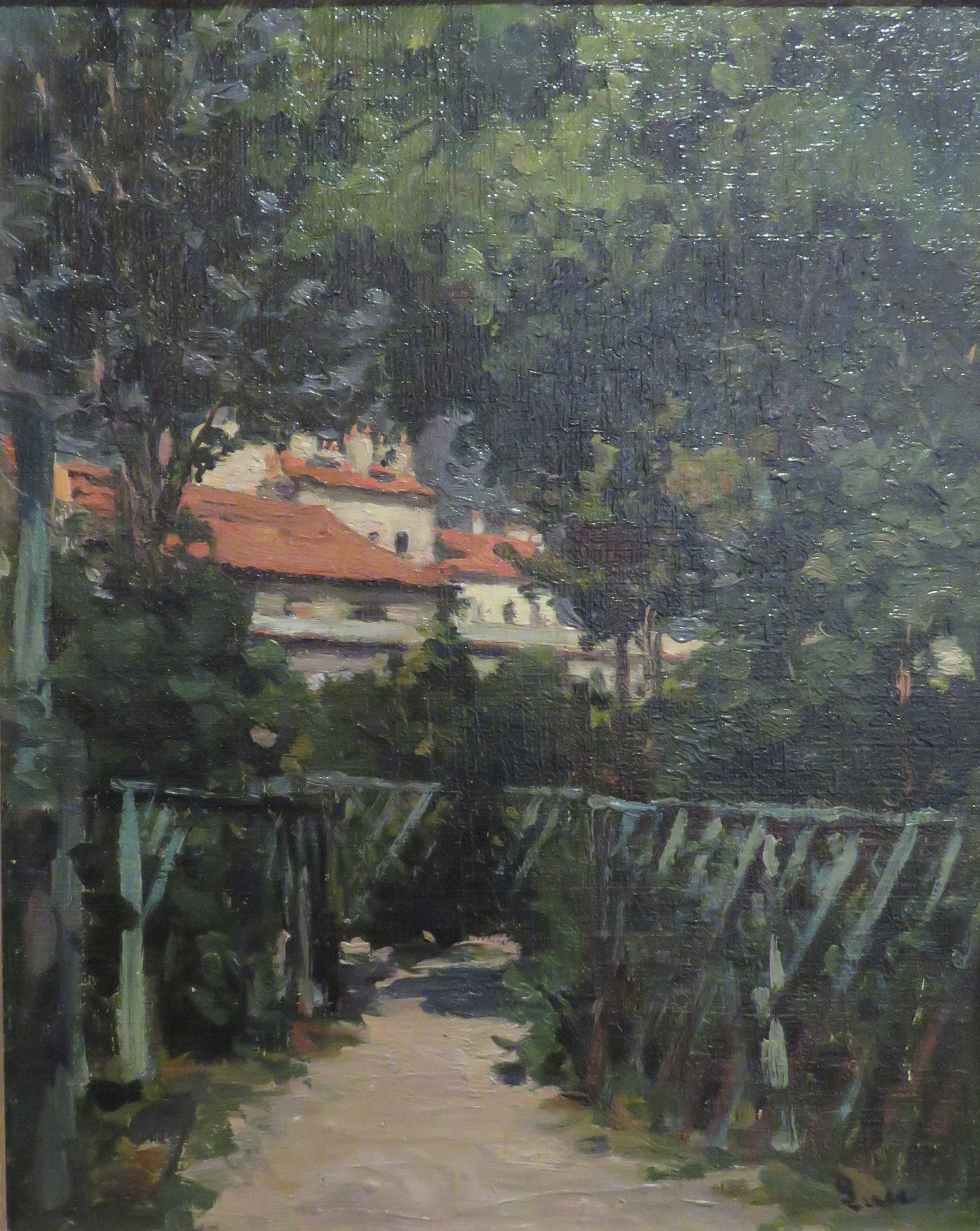 The large garden in Montrouge (1876) Maximilien Luce tablo - Dekolata