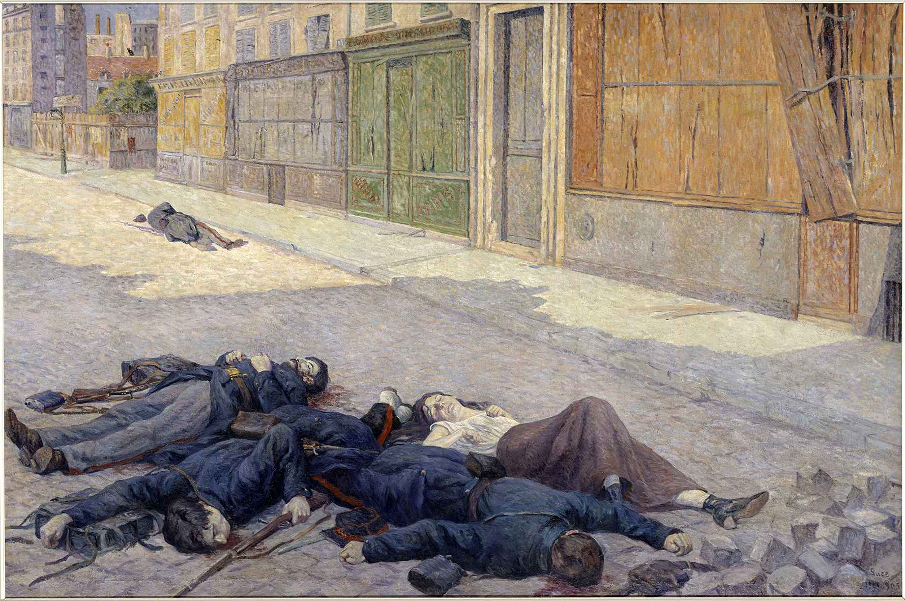 Une Rue De Paris En Mai (1871-1903) – Maximilien Luce Tablo