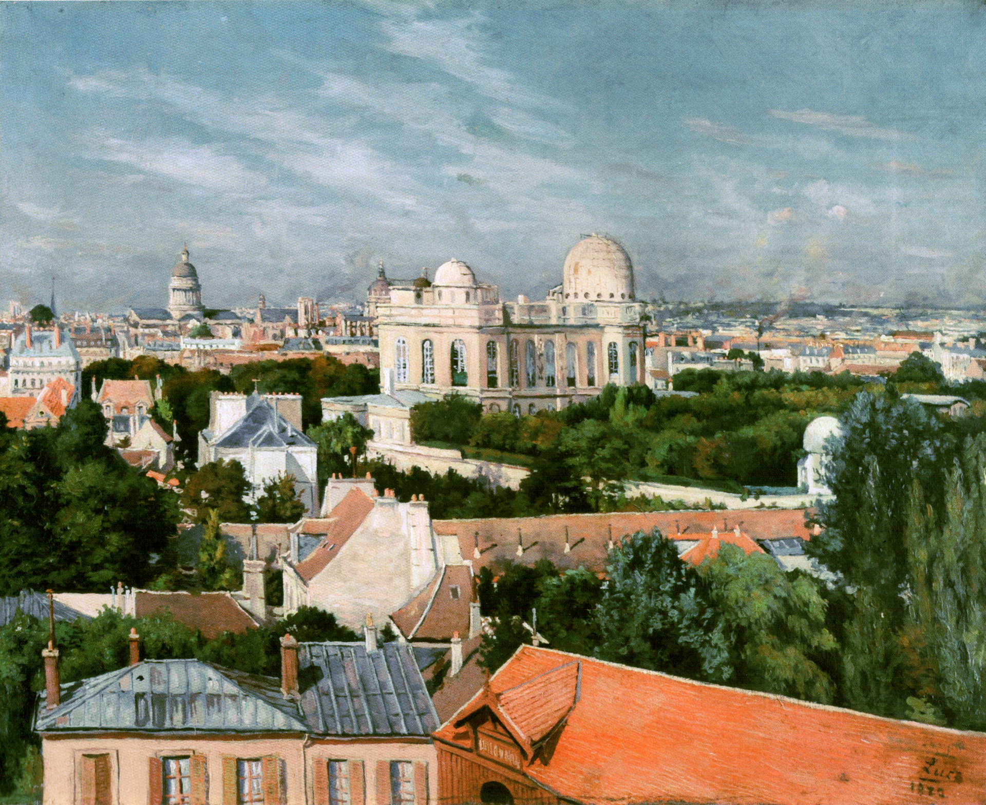 View Of The Observatory District (1882) Maximilien Luce tablo - Dekolata
