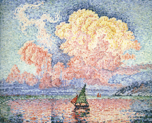 Antibes, the Pink Cloud (1916) Paul Signac tablo - Dekolata