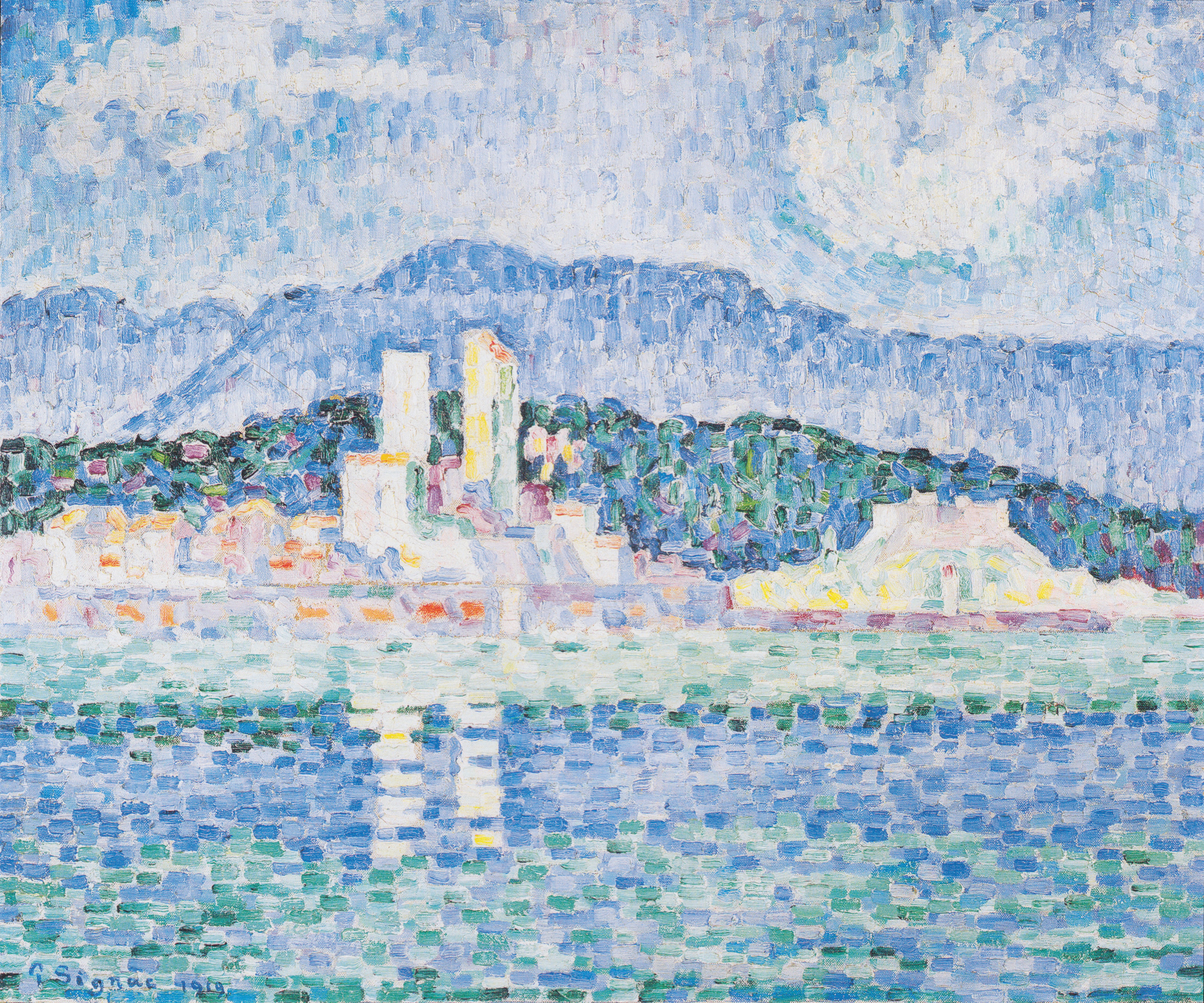 Antibes, thunderstorms (1919) Paul Signac tablo - Dekolata