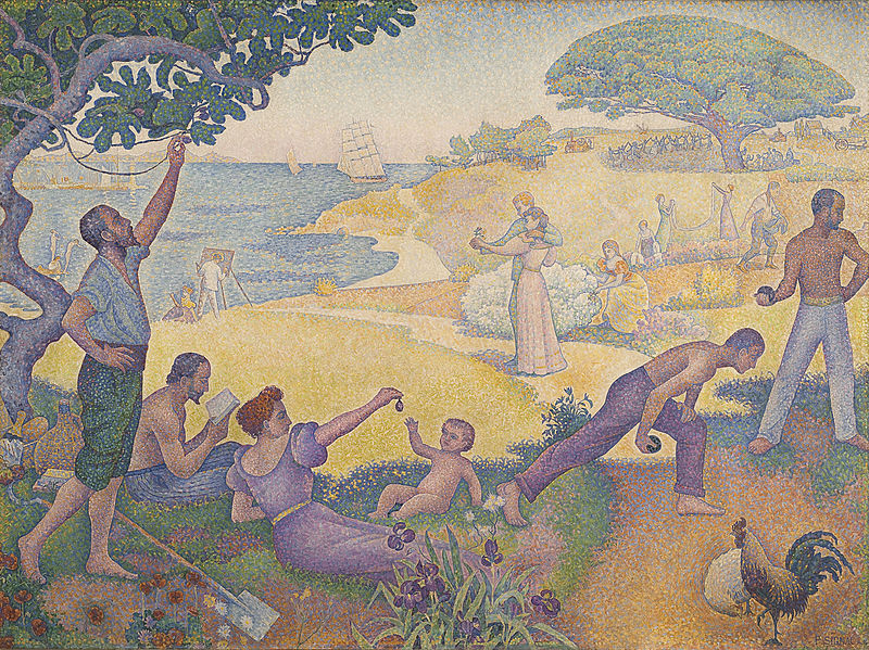 Au Temps D’harmonie (1893) – Paul Signac Tablo