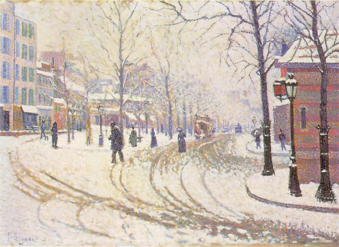 Boulevard de Clichy (1886) Paul Signac tablo - Dekolata