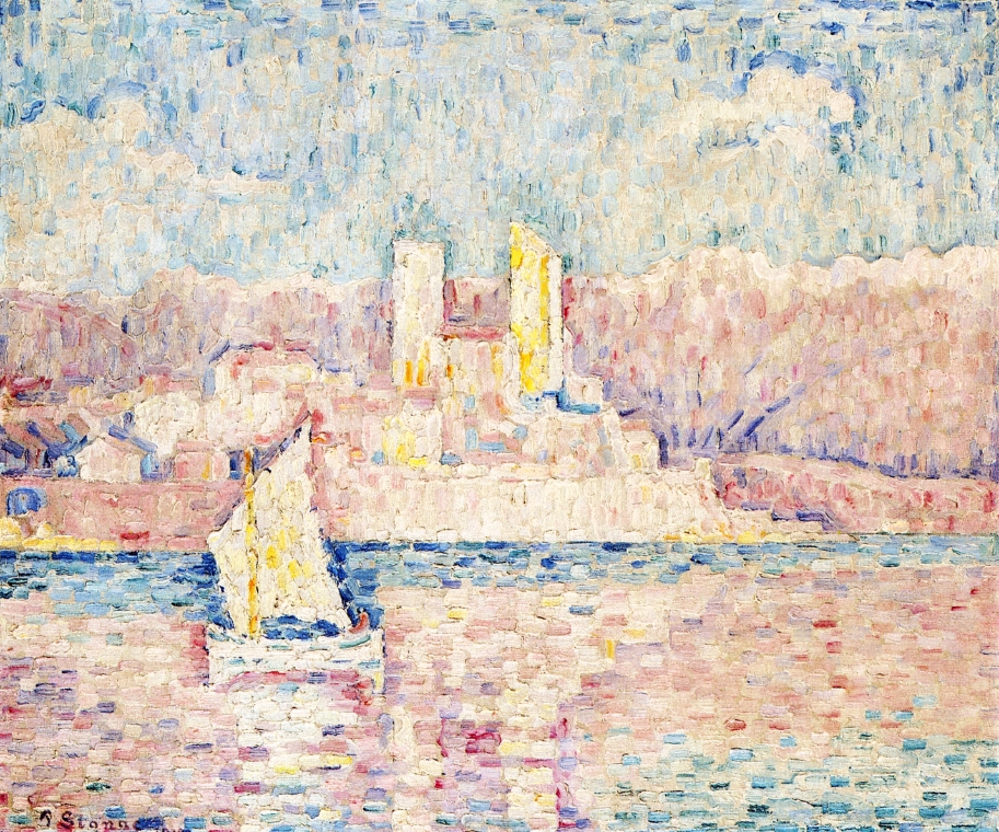 Cap d'Antibes (1919) Paul Signac tablo - Dekolata