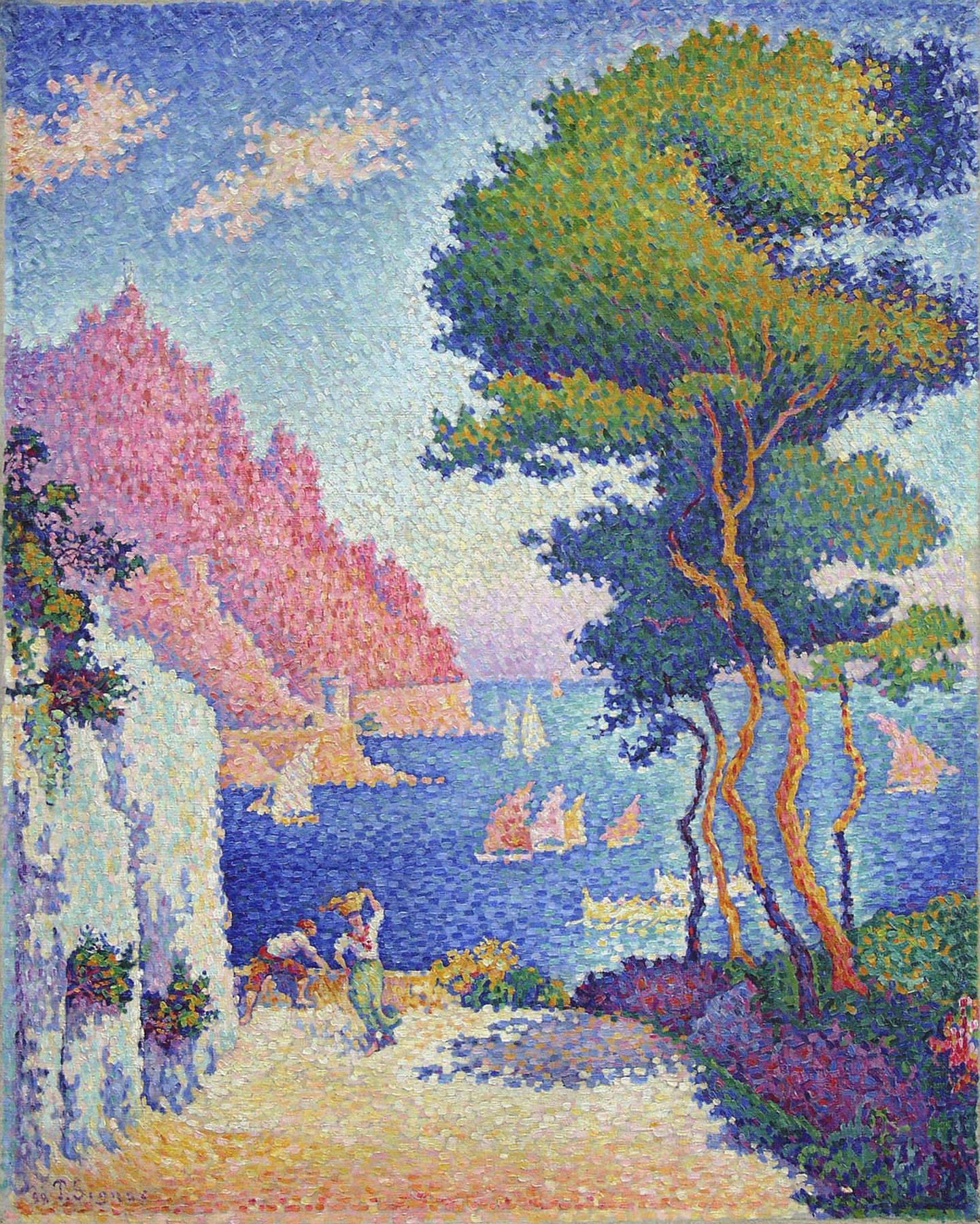 Capo di Noli (1898) – Paul Signac Tablo