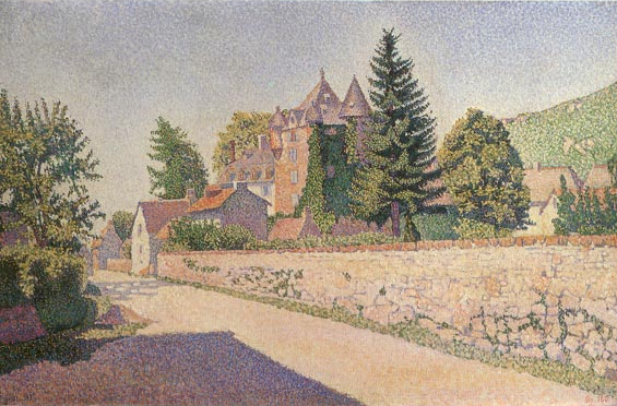 Chateau de Comblat (1887) Paul Signac tablo - Dekolata