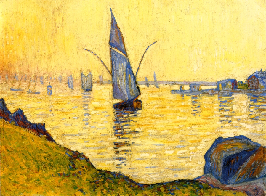 Concarneau (study) (1891) Paul Signac tablo - Dekolata