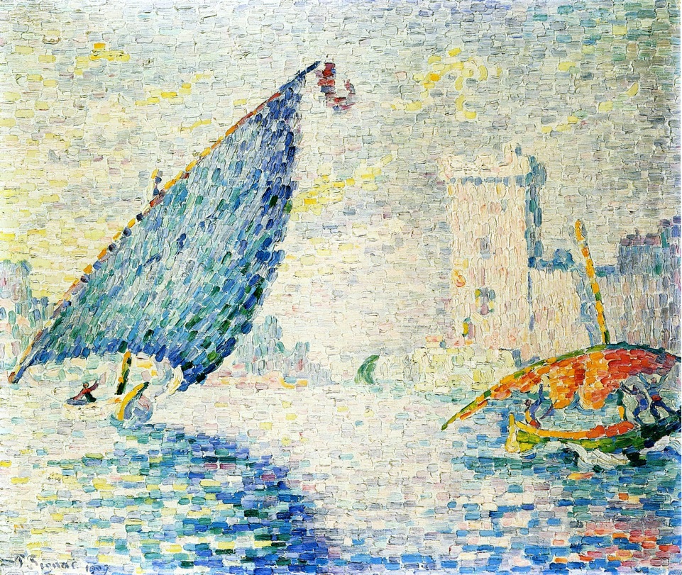 Fort Saint Jean, Marseilles (1907) – Paul Signac Tablo