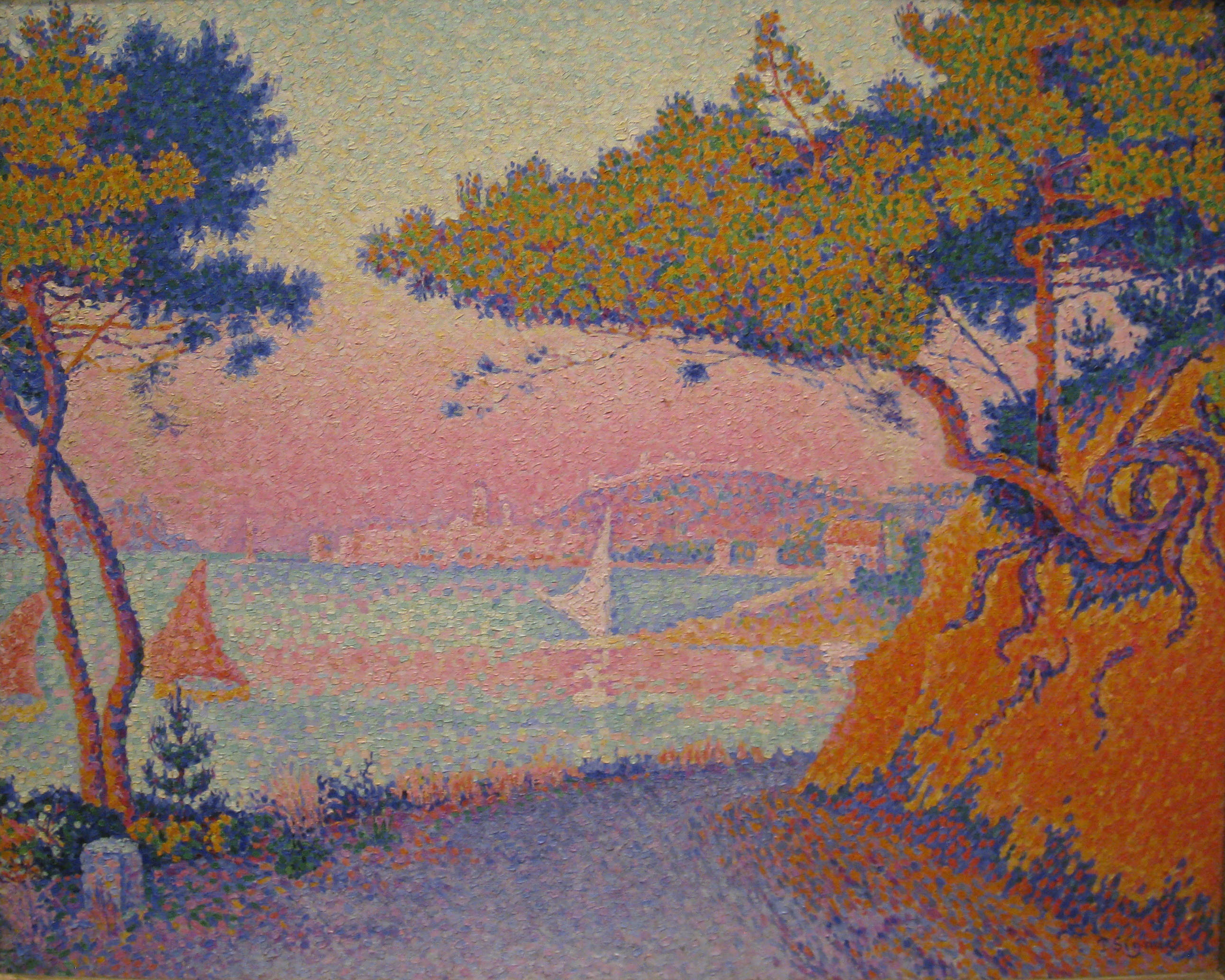 Golfe Juan (1896) – Paul Signac Tablo