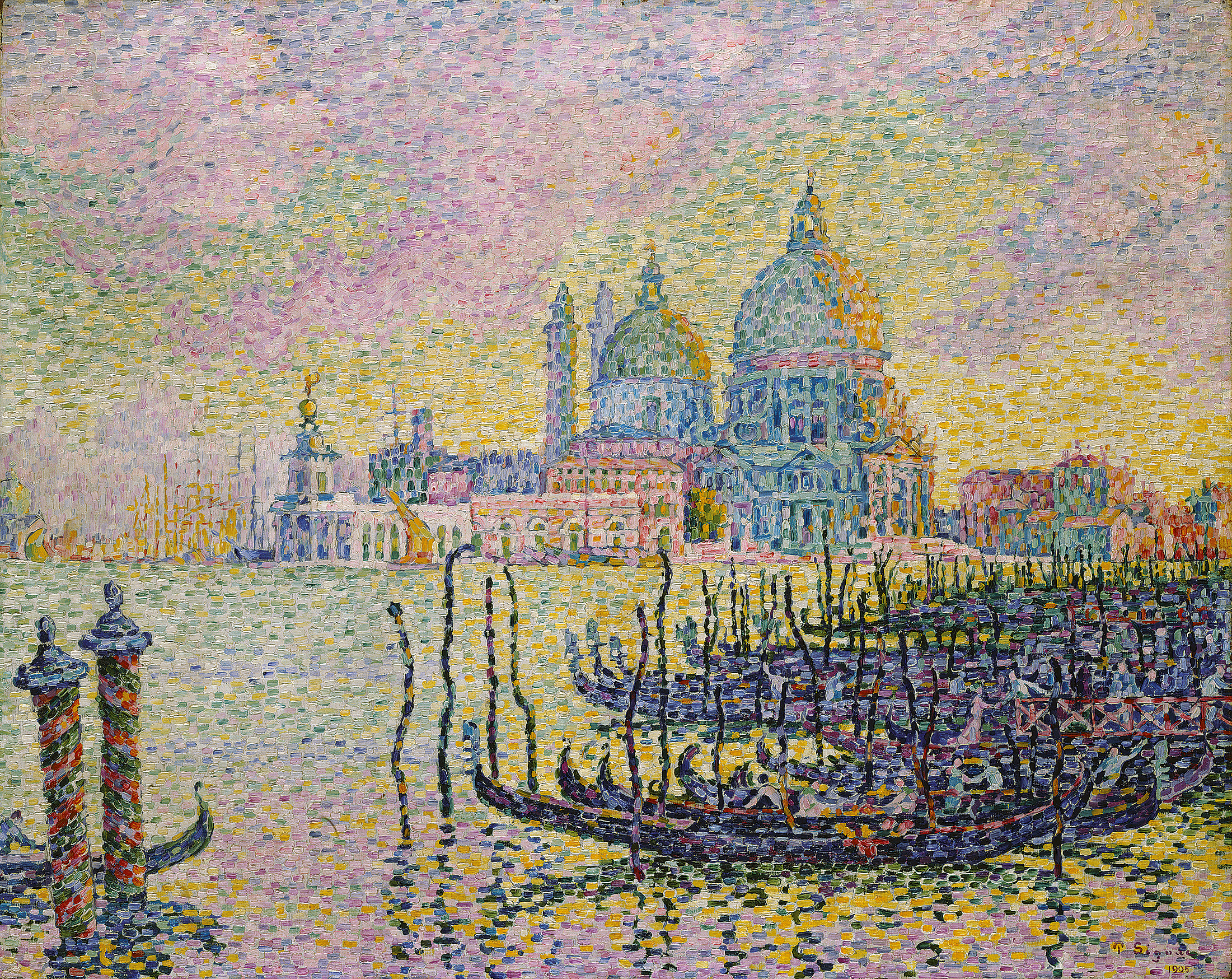 Grand Canal (Venise) (1905) Paul Signac tablo - Dekolata