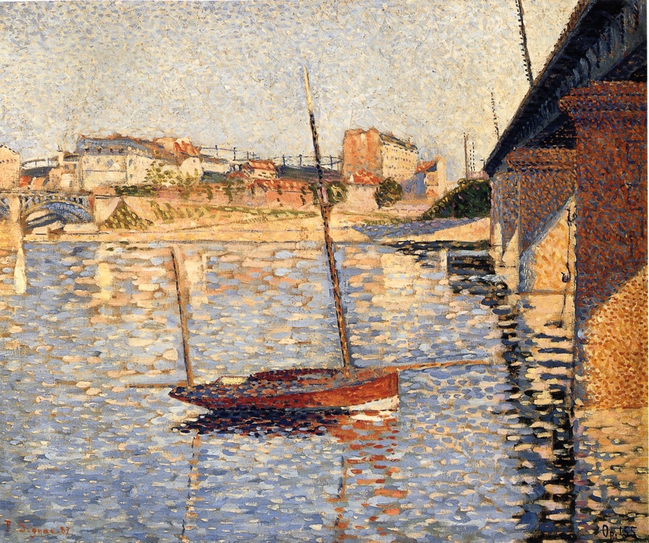 Le Clipper, Asnieres (1887) – Paul Signac Tablo