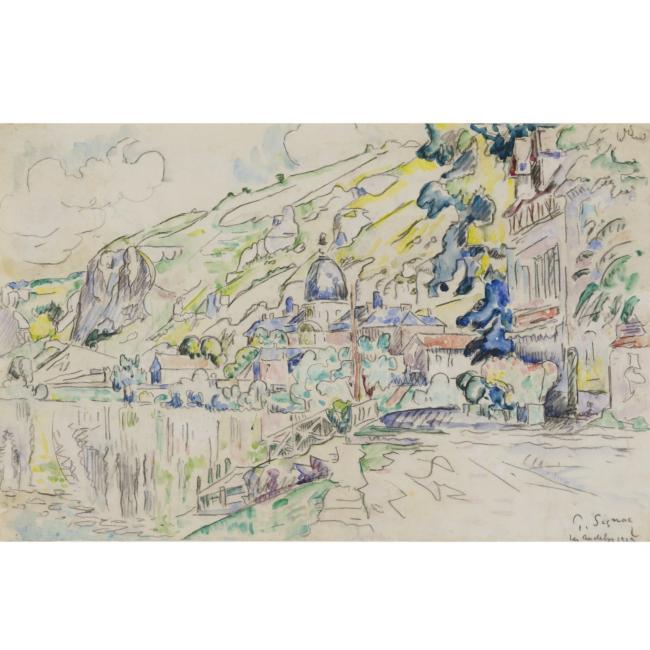 Les Andelys (1923) Paul Signac tablo - Dekolata