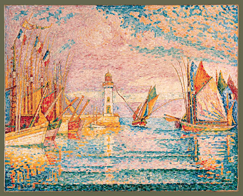 Lighthouse at Groix (1925) Paul Signac tablo - Dekolata