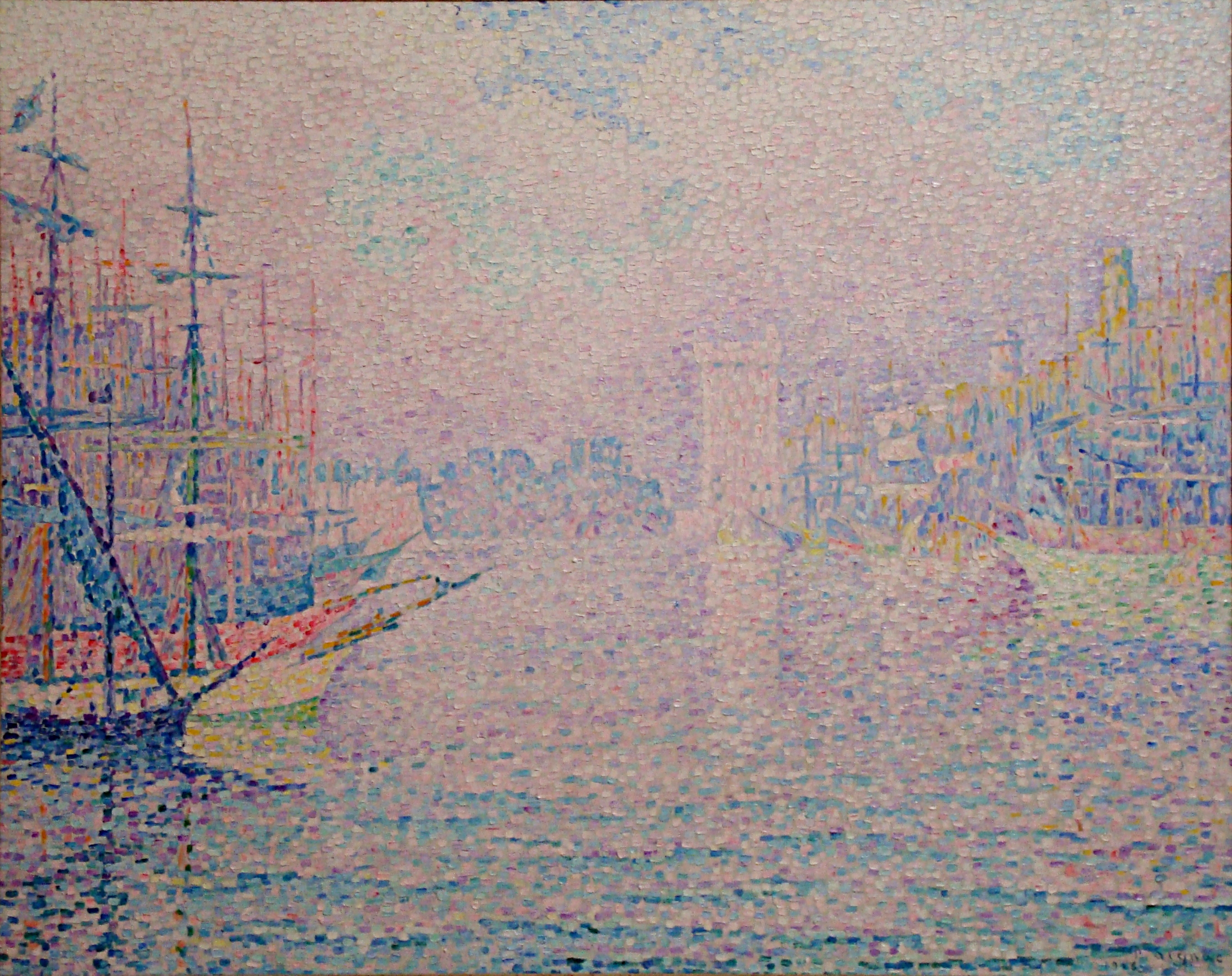 Marseille, an Old Port (1906) – Paul Signac Tablo
