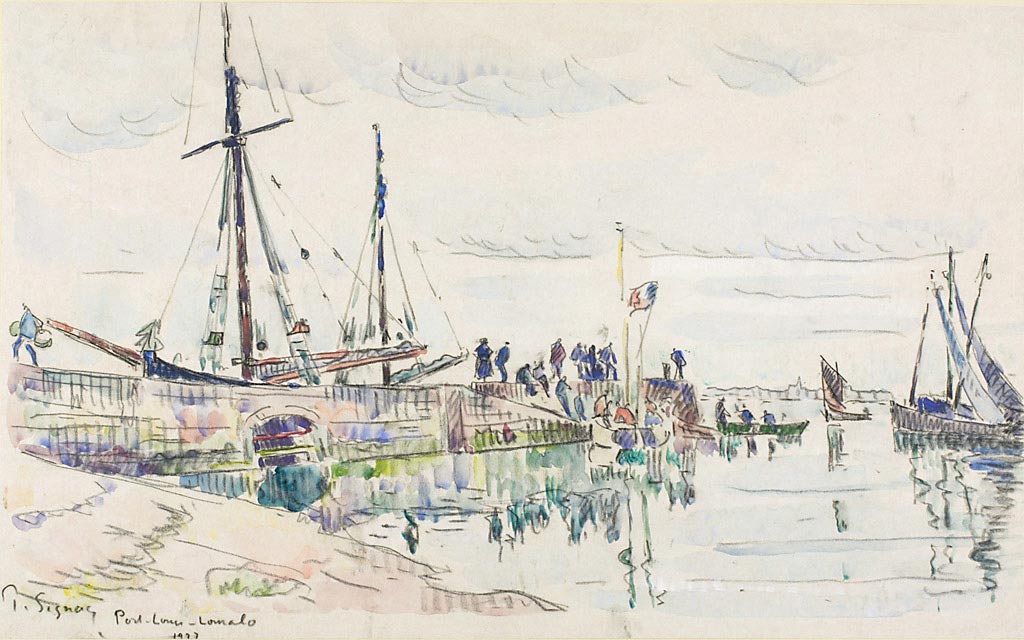 Port Louis Lomalo Paul Signac tablo - Dekolata