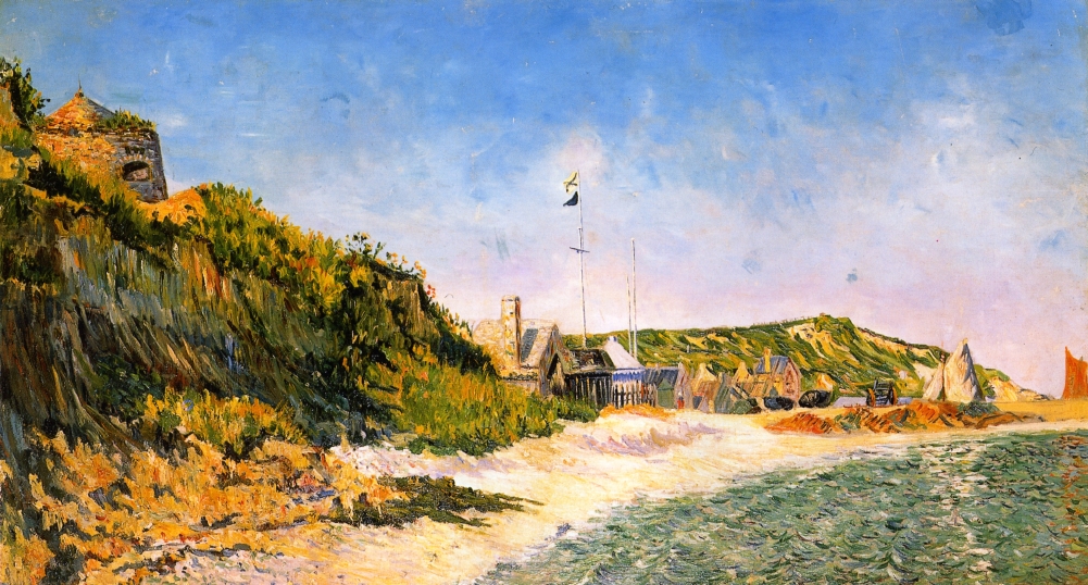 Port en Bessin, the Beach (1883) Paul Signac tablo - Dekolata