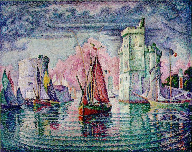 Port of La Rochelle (1921) – Paul Signac Tablo