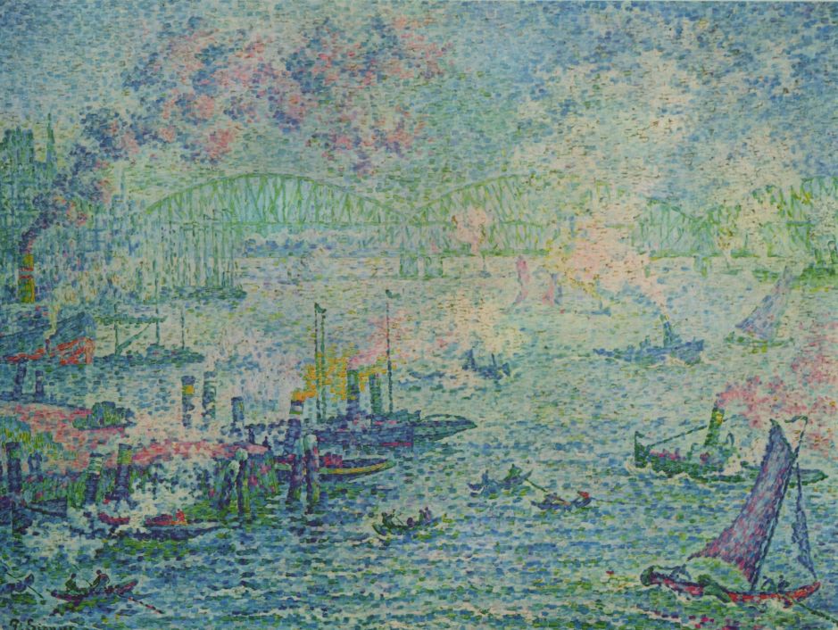 Rotterdam Harbour (1907) Paul Signac tablo - Dekolata