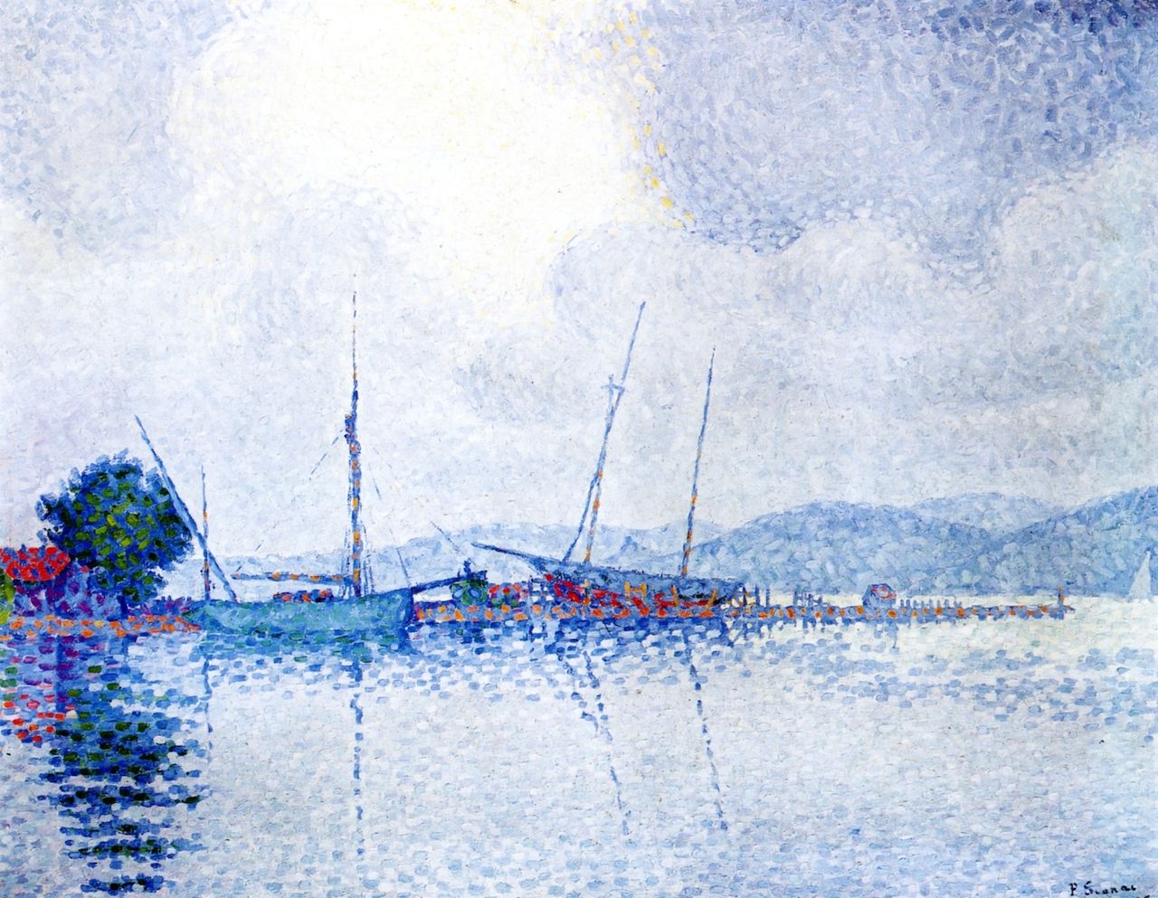 Saint Tropez, after the storm (1895) Paul Signac tablo - Dekolata